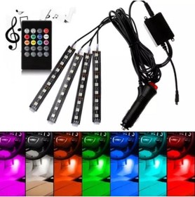 Resim Genel Markalar 12 Ledli Ayak Altı Led Lamba Sese Duyarlı Led Müziğe Duyarlı Led 