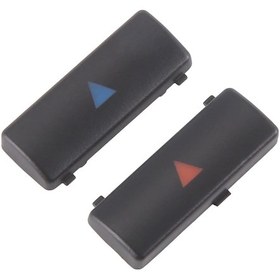 Resim Wezone 5 Serisi E39 X5 E53 M5 İ&ccedil İn Abs+pc İklim Kontrol Paneli D&uuml Ğme Kapakları 5 Ve 6 Numara, 2 Adet 