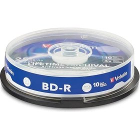 Resim M-Dısc Bd-R 4x 25GB Inkjet Prıntable 10 Pack Splındle 