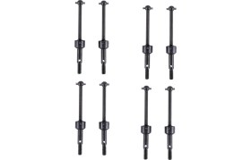 Resim Treapsures 8x Metal Evrensel Salıncak Şaft Cvd 53792 1/10 Rc Araç Tamiya Tt-01 TT01 Tt-02 TT02 TA04 Yükseltme Parçaları (Yurt Dışından) 