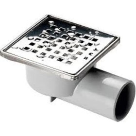 Resim Arçe Yer Süzgeci 10 x 10 cm 50 mm Lik Yandan Çıkışlı 