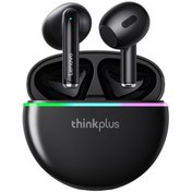 Resim Geeksen Lenovo Thınkplus Xt97 Siyah Kablosuz Bluetooth Kulaklık: 13mm Kupro Halka Hoparlör, Şiddetli Bas, Hd Ses Gürültü Azaltma, Dokunmatik Kontrol 