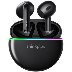 Resim Geeksen Lenovo Thınkplus Xt97 Siyah Kablosuz Bluetooth Kulaklık: 13mm Kupro Halka Hoparlör, Şiddetli Bas, Hd Ses Gürültü Azaltma, Dokunmatik Kontrol 