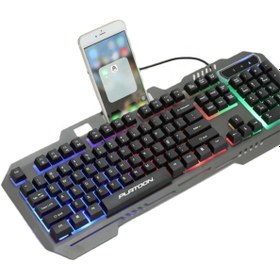 Resim Platoon PL-478 Led Işıklı Metal Kasa Gaming Oyuncu Klavye 