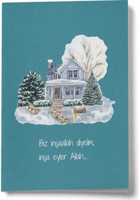 Resim Biz İnşaallah Diyelim A6 Çizgili Mini Defter Not Defteri Çok Renkli 