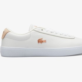 Resim Lacoste Baseshot Evo Kadın Beyaz Pembe Ayakkabı 