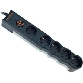 Resim Tunçmatik Enerji Koruma Prizi Powersurge 5'li Siyah 