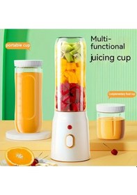 Resim Elmpaly Usb Şarjlı Mini El Blenderı 500-1000ml Buzlanmaz Beyaz 