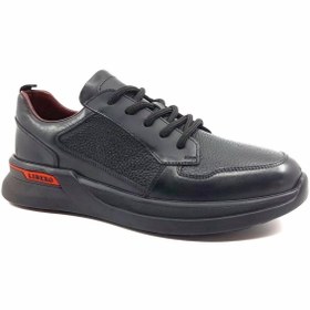 Resim Libero 3141 Siyah Hakiki Deri Kışlık Günlük Erkek Spor Ayakkabı 