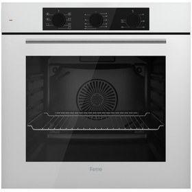 Resim FlowArt Forte Vitroseramik Elektrikli Beyaz Ankastre Set ( D087 + Ms261 + QBL62CB ) 