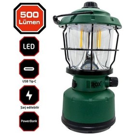 Resim Rox Şarjlı Kamp Feneri 550 Lümen 