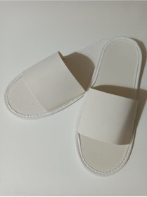 Resim TEKBABY Tek Kullanımlık Otel Ve Spa Terliği(100 AD)eva Veya 100 gram Tela Kapak 