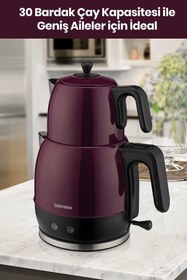 Resim GoldMaster Rüya Elektrikli Mutfak Çeyiz Seti 4 Lü Evlilik Paketi Mor 