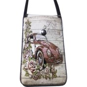 Resim Cemmys Kadın Çapraz Desenli Omuz Askılı Telefon Çantası Kılıfı 