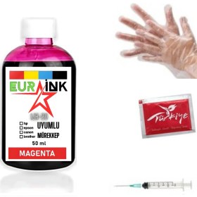 Resim Eurink Epson Ecotank L3211 Yazıcı Uyumlu Mürekkep Magenta 50 ml (103) 