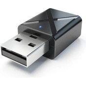 Resim Jewval Bluetooth Stereo Ses Müzik Alıcı/verici 2/'si 1 Arada Adaptör 3.5mm Aux 