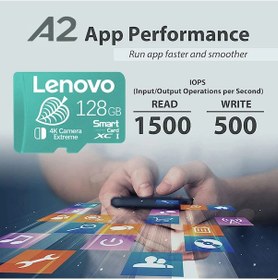 Resim Lenovo 2 Tb Mikro Tf/sd Kart 512 Gb 256 Gb 128 Gb 1 Tb A2 C10 Tf Kart Usb Fl 2tb Yellow 