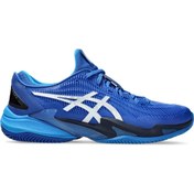 Resim Asics COURT FF 3 NOVAK CLAY Erkek Mavi Tenis Ayakkabısı 1041A521-965 