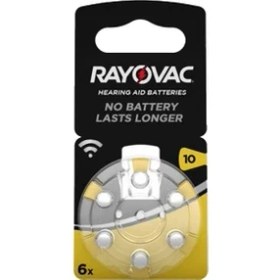 Resim Rayovac 10 No Kulaklık Pili 6'li 