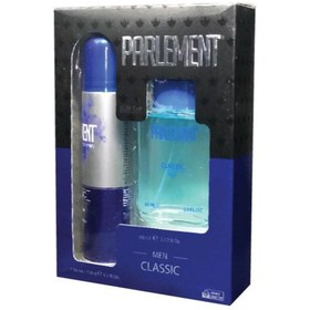 Resim Home Parlement Mavi Classic Set 60Ml Edt + 150Ml Deodorant Erkek Parfüm 