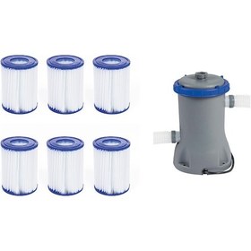 Resim 58386 + 58094 Devirdaim Motoru 3028lt Filtre Seti BW717 