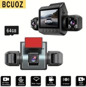 Resim Turcoshop11 64gb Kartlı 4 Kanallı Araç Kamerası Fhd 1080p Ön 720p Sol Sağ Arka Gece Görüşü 