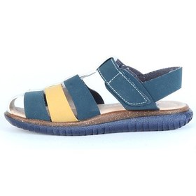 Resim Şiringenç 1125 Laci-sarı Erkek Çocuk Sandalet Lacivert 