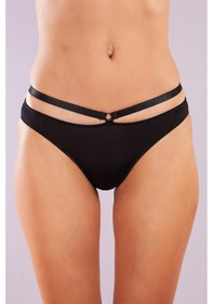 Resim Etiler Collection Golshan Gorbus Mini Slip, Kadın Micro Bel Şeritli Siyah Renkli Külot Çok Renkli 