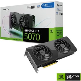 Resim Pny Geforce Rtx 5070 Oc 12GB Dual-Fan Slim Gddr7 192BIT (VCG507012DFSXPB1-O) 