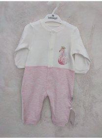 Resim Bebengo Taçlı Kız Tulum Pembe 