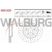 Resim Jeep Grand Fren Diski Ön Havalı Performans Delikli 5 Bjn 380x34x72x54,6 5181513ab 