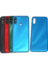 Resim Oppo Realme C3 İle Uyumlu Arka Pil Kapak Kırmızı 