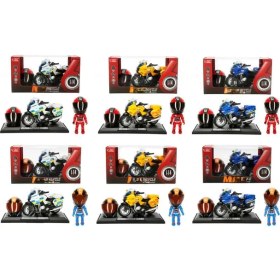 Resim NW NessiWorld 1:14 Sesli ve Işıklı Çek Bırak Motosiklet 