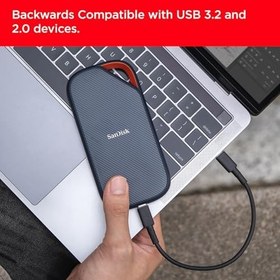Resim SanDisk 2TB Extreme PRO USB4 özellikli Taşınabilir SSD, 3800 MB/s'ye Kadar Okuma ve 3700MB/s Yazma, USB-C, USB 3.2, Geriye Dönük Uyumlu, IP65 Su ve Toz Direnci - SDSSDE82-2T00-G25 