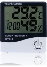 Resim Büro Ev Ofis Yazlık İçin Dijital Nem Ölçer Termometre 