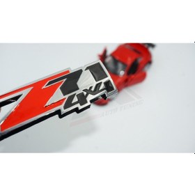 Resim Chevrolet Silverado Z71 4x4 Off Road Bagaj 3M Krom Metal Logo 