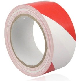 Resim Yer İşaretleme Bandı 48 MMx30mt Kırmızı Beyaz Şerit Bant 