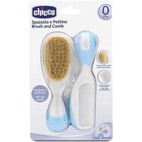 Resim Chicco Tarak & Fırça Seti (Mavi) 
