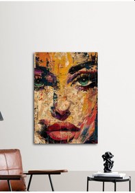 Resim Huhuli Ahşap Tasarım Tablo Huhu314 