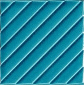 Resim Genel Markalar 20x20 Cm Linea Turkuaz Modern Desenli Çini Seramik Karo 