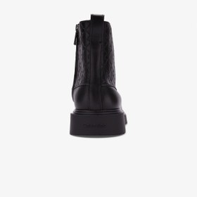 Resim Calvin Klein Combat Essential Lace Up Zip Erkek Siyah Bot 