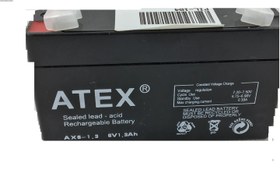 Resim ATEX 6V 1,3AH KURU AKU (97X24X52X57) 