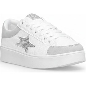 Resim M.p 261-6585zn Kadın Yürüyüş Ayakkabısı Beyaz Beyaz 