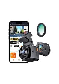 Resim E1 Pro 4k Hdr Starvıs 2 Araç Kamerası Gps, Wlan, Sesli Komut, Gece Görüşü 