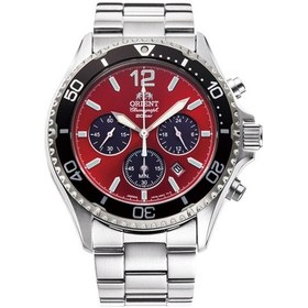 Resim Orient Ra-tx0207r10b Mako Chronograph Solar Powered Erkek Kol Saati Gümüş 