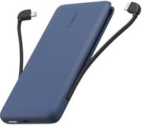 Resim Belkin BoostCharge Plus 10000 mAh Kapasiteli Taşınabilir Powerbank, MFI Sertifikalı 2 adet USB-C kablo bağlantı noktası, 23W, Mavi 