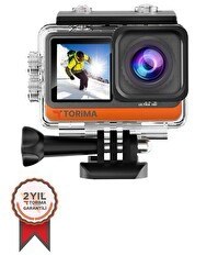 Resim Torima AC-03 4K Ultra HD WiFi Su Geçirmez Siyah Aksiyon Kamerası 