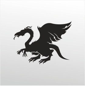 Resim TECHNOPA Folyo Sticker Ejderha 200cm Uzunluk 