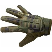 Resim Kauçuk Masfal L Beden Cay235 Taktikal Eldiven Kamuflaj 