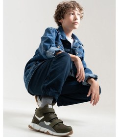 Resim Mnpc Erkek Çocuk Haki Hakiki Deri Anatomik Günlük Bot 25k4b11065263 Haki 